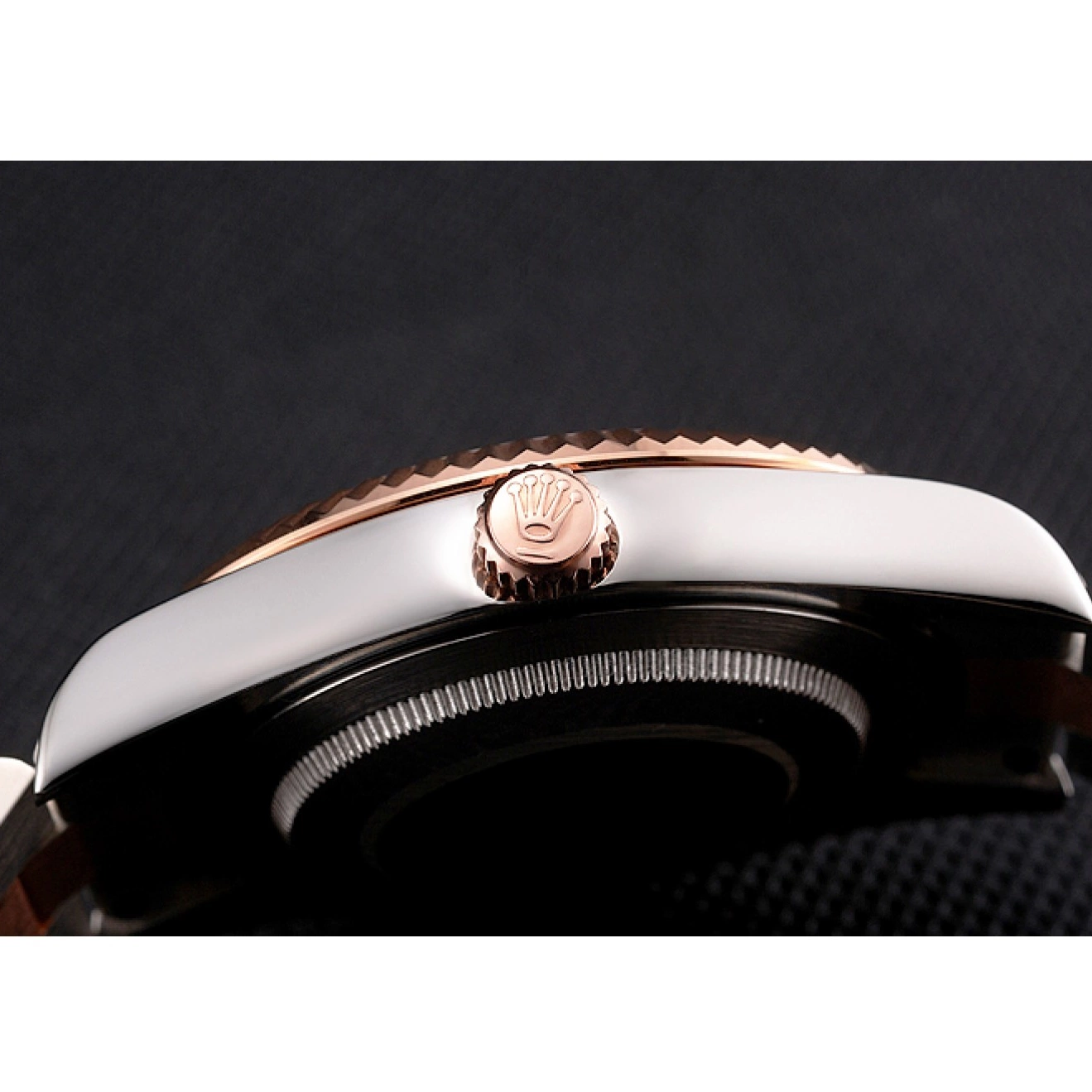 MiroTime 0731 Swiss Rolex Datejust White Dial Rose Gold Bezel Stainless Steel Case Two Tone Bracelet